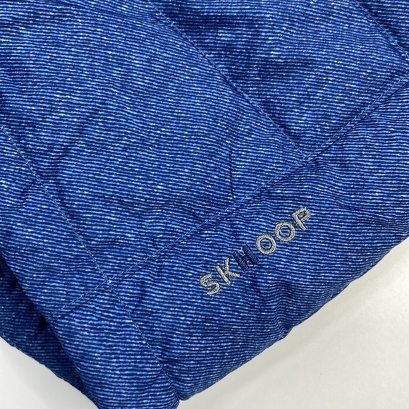 Skhoop Down Puffer Blue Mini Skirt Size XS - Picture 3 of 9